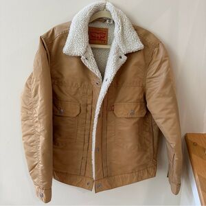 LEVI’s Men’s Type II Sherpa Lined Trucker Jacket